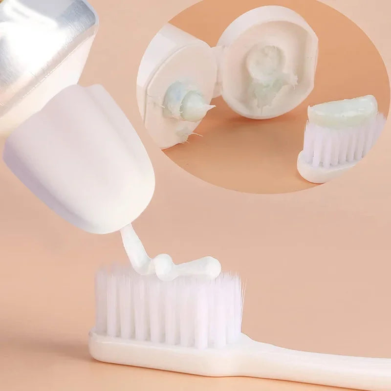 1pc Silicone Toothpaste Cap Self-sealing Toothpaste Squeezer Toothpaste Pump Dispenser Tooth Paste Saver Bathroom Supplies