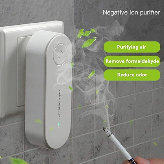 Portable Air Purifier Anion Air Purification Air Freshener Ionizer Cleaner Dust Cigarette Smoke Remover Toilet Deodorant