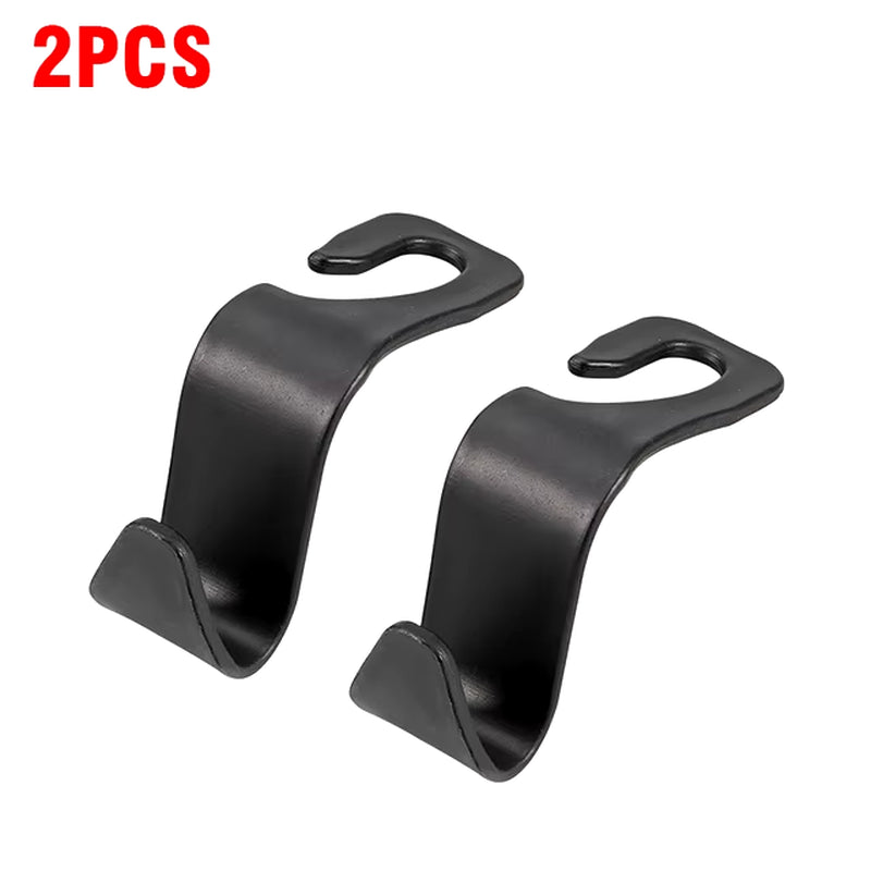 2 in 1 Car with Phone Holder Headrest Hidden Portable Hook Car Seat Back Hanger Storage Hook Phone Holder Auto Fastener Clip